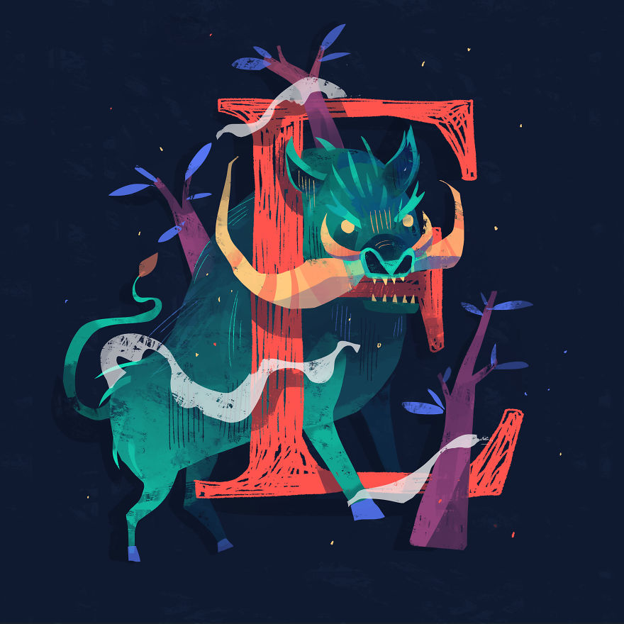 I Drew Legendary Monsters And Creatures Every Day For A Month