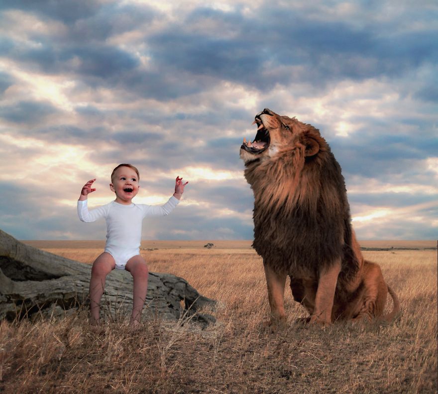 I Send My Two Year Old On Adventures Through Photoshop