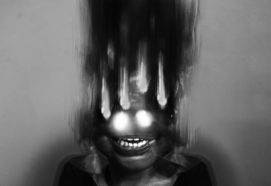 I Make Digital Collages About My Social Fears