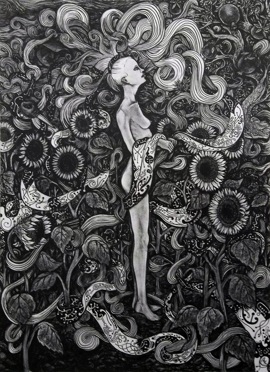 I Make Drawings About Violence And Human Nature