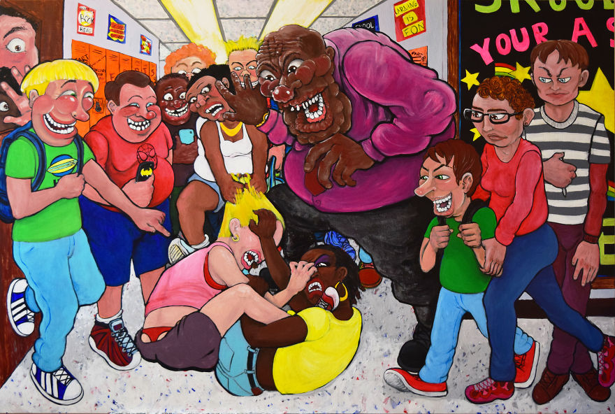 I Make Drawings About Violence And Human Nature