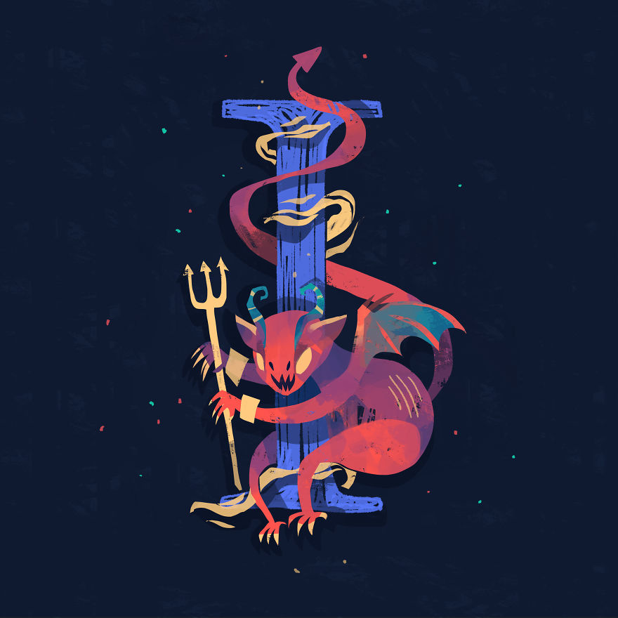 I Drew Legendary Monsters And Creatures Every Day For A Month