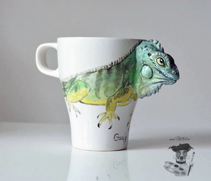 I Create Custom 3d Pets On Mugs | Handmade