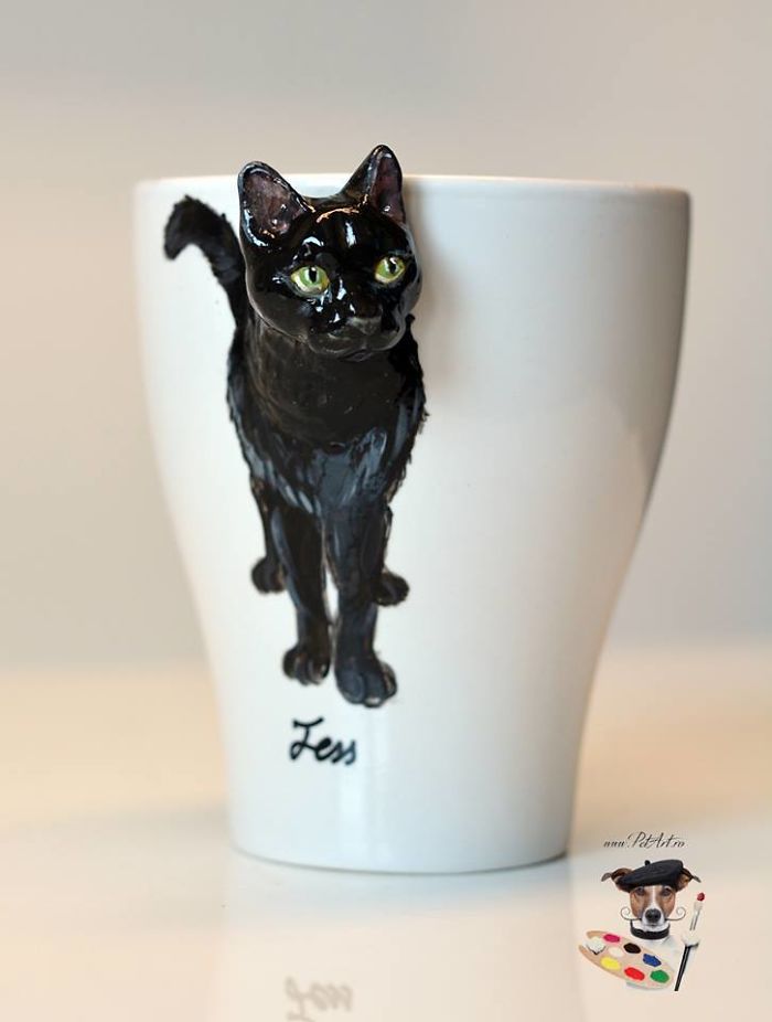 I Create Custom 3d Pets On Mugs | Handmade