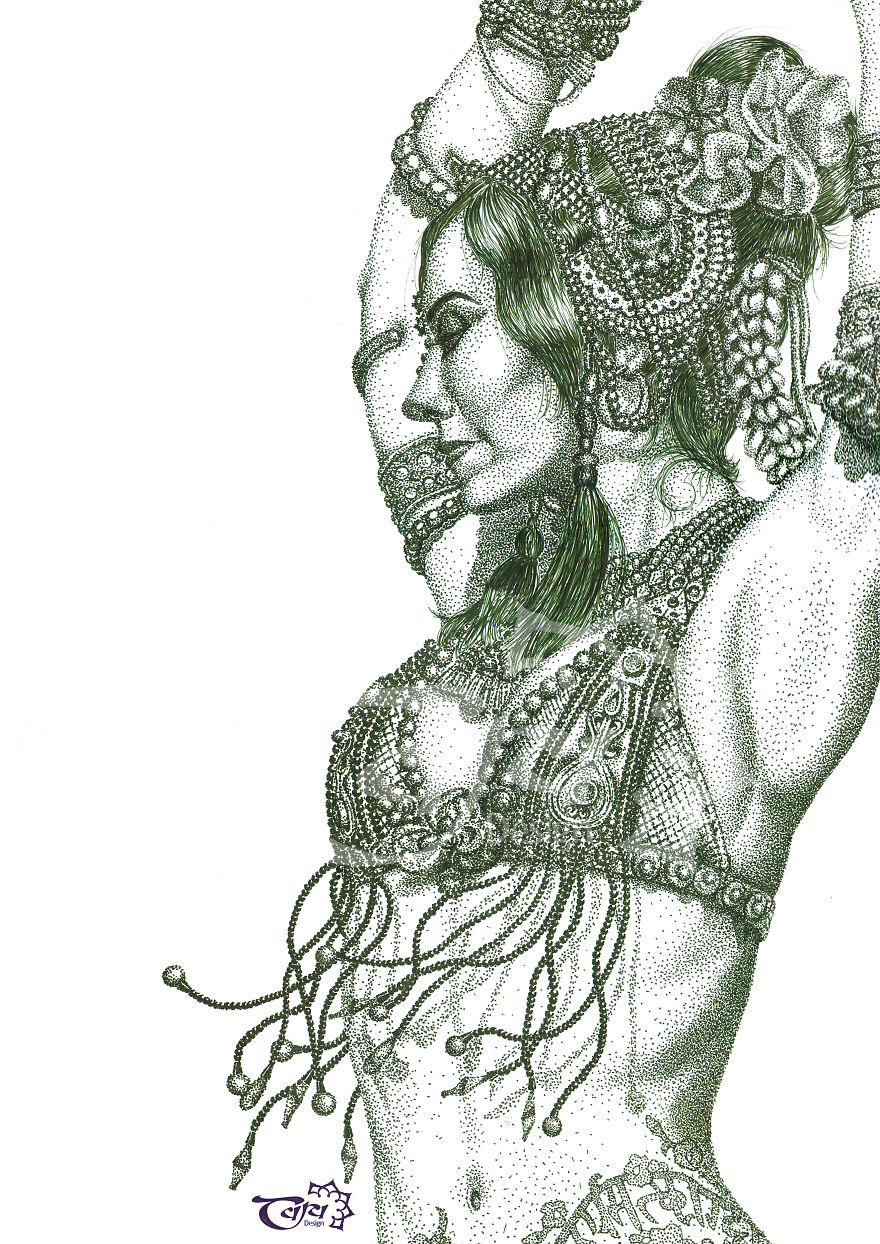 I Create Art With Ink Dots