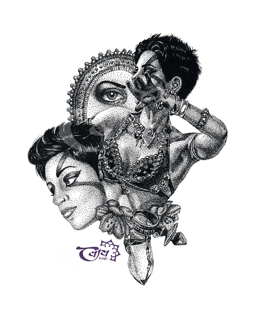 I Create Art With Ink Dots