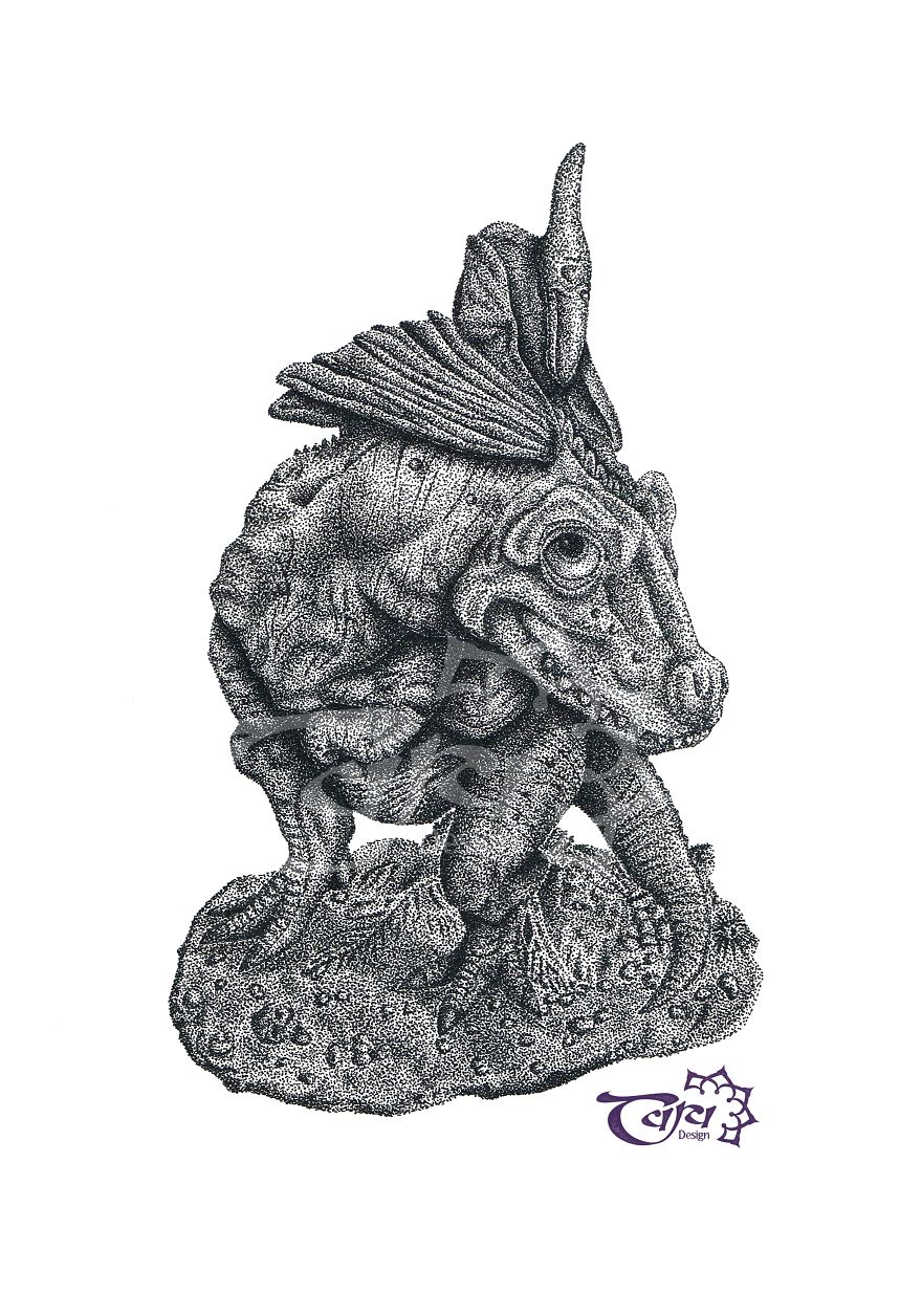 I Create Art With Ink Dots