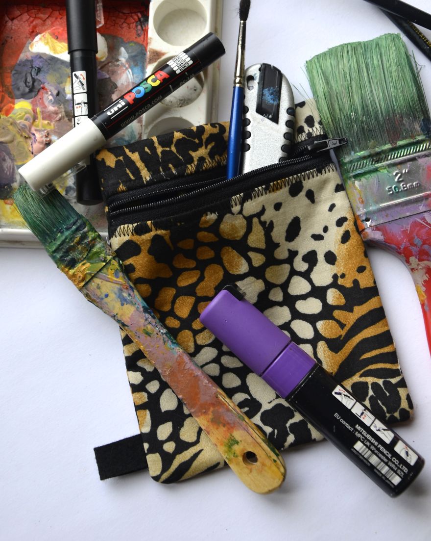 I Create One Of A Kind Artist Equipment Using Repurposed Fabrics