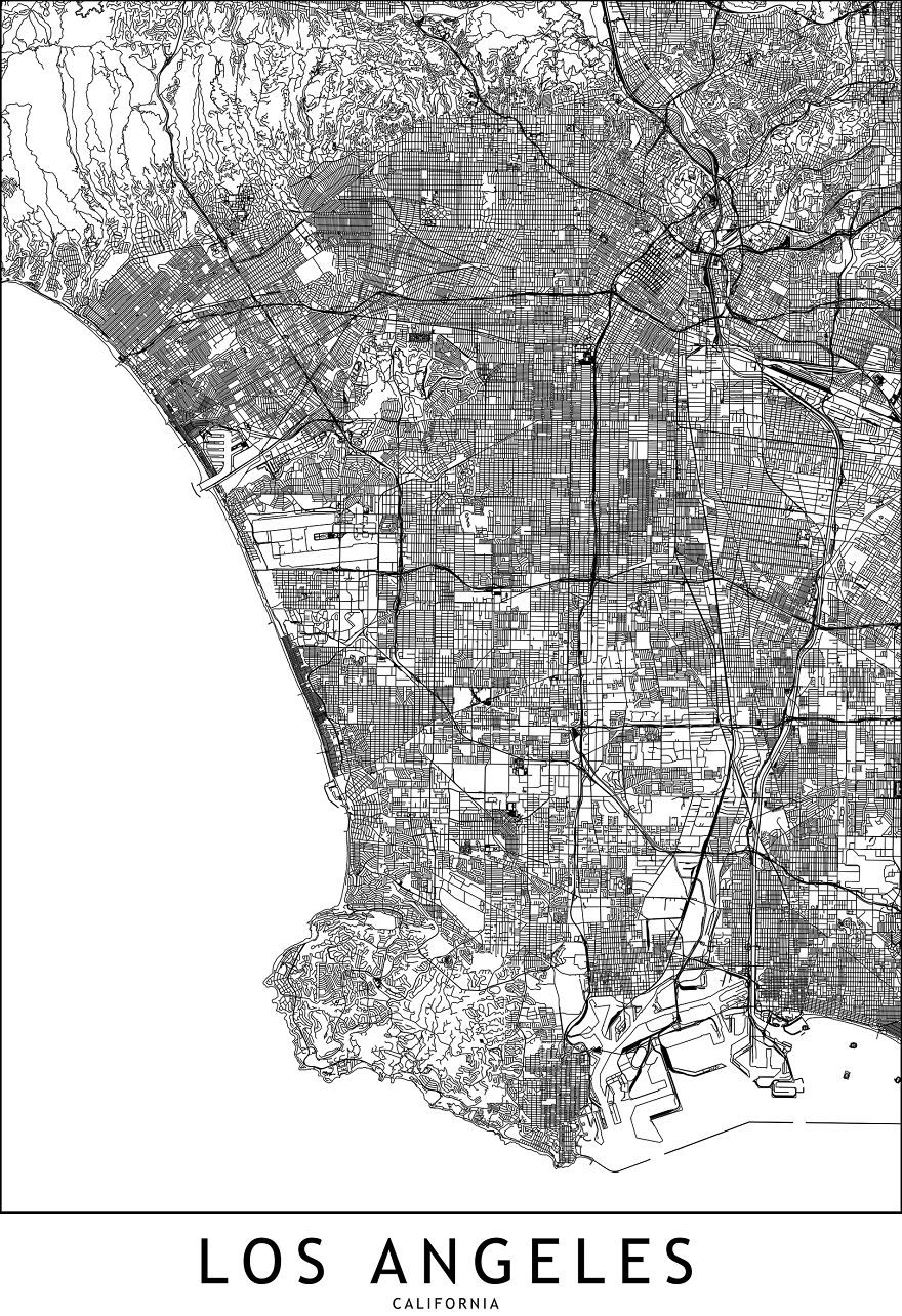 I Draw Line Maps Of World Cities