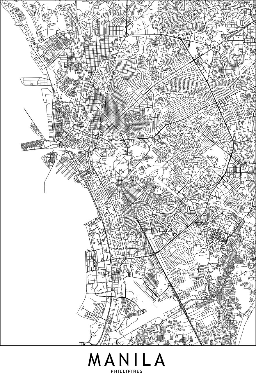 I Draw Line Maps Of World Cities
