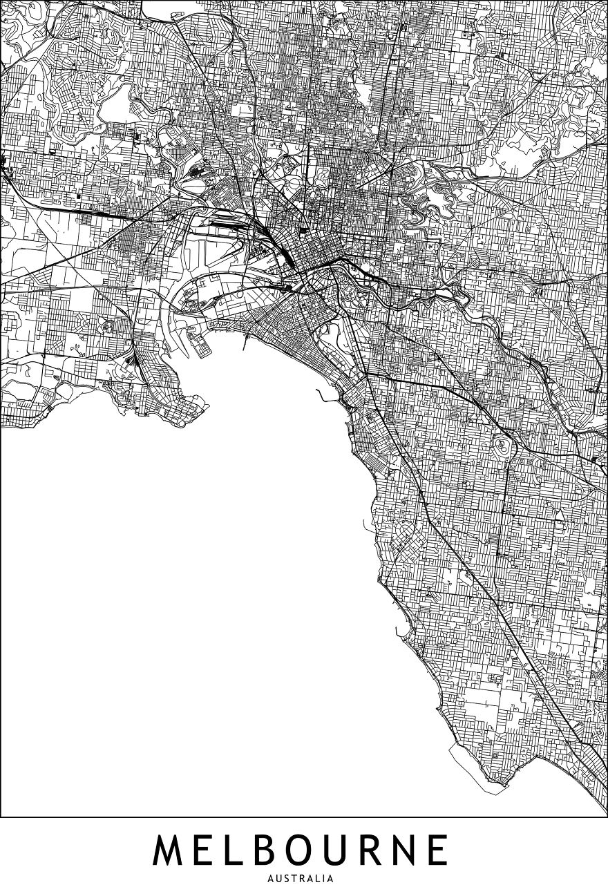 I Draw Line Maps Of World Cities