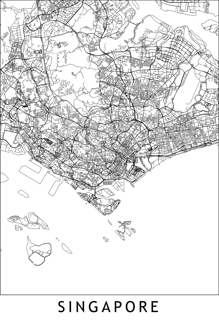 I Draw Line Maps Of World Cities