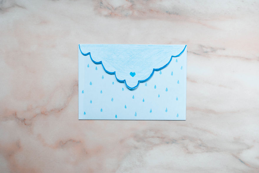 I Turn Cheap Envelopes Into Special Gifts With Hand Drawing I Turn Cheap Envelopes Into Special Gifts With Hand Drawing