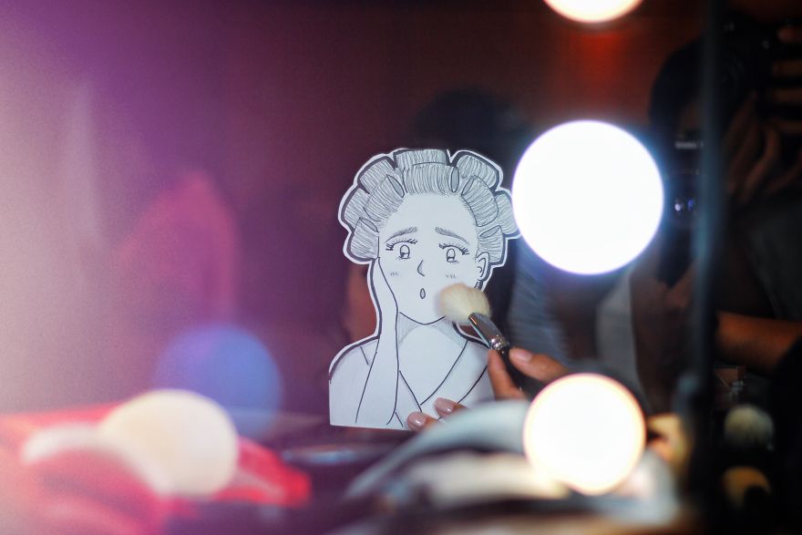 Instead Of Casual Pictures, We Documented Our Wedding In A More Interesting Way Instead Of Casual Pictures, We Documented Our Wedding In A More Interesting Way