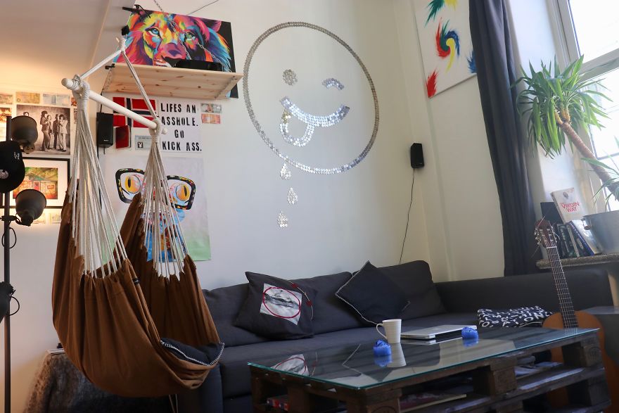 I Had +1,000 Coins Lying Around - So I Decided To Make Some Positive Wall Art With Them!