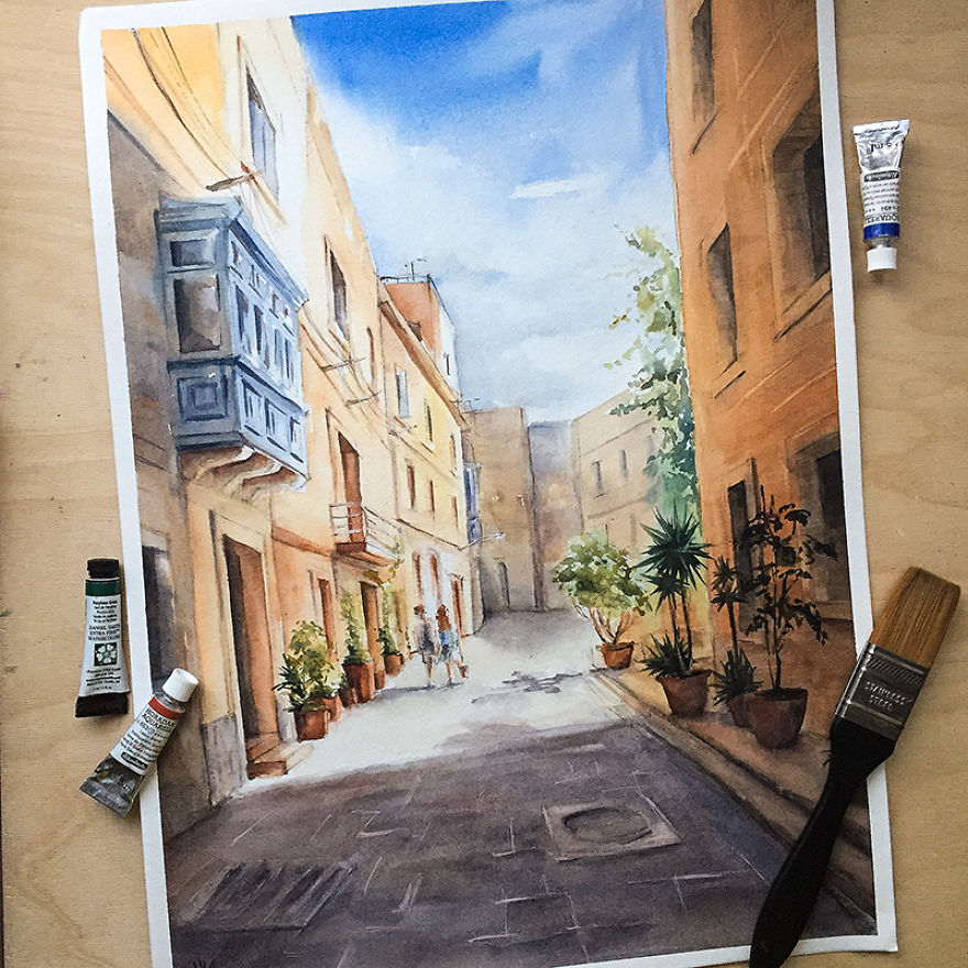 I Enjoy Painting Malta Since I've Visited It I Enjoy Painting Malta Since I've Visited It