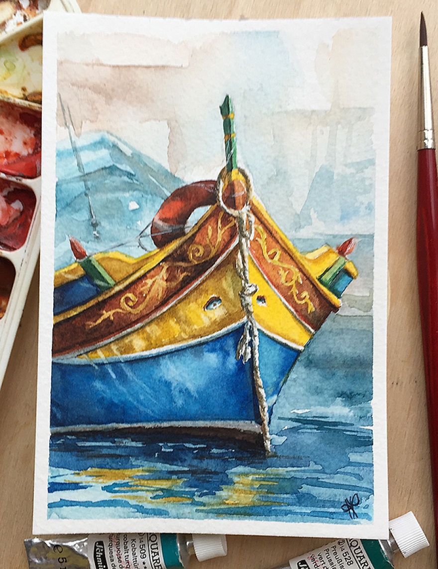 I Enjoy Painting Malta Since I've Visited It I Enjoy Painting Malta Since I've Visited It