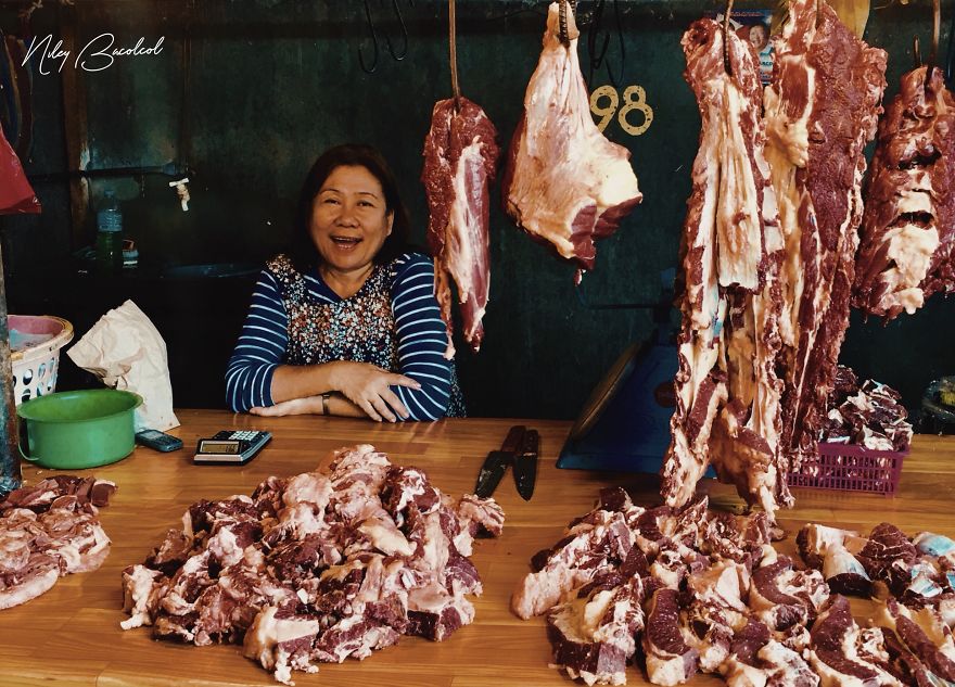 I Took Early Morning Pictures Of Intimate Market Scene In Philippines Using My Iphone