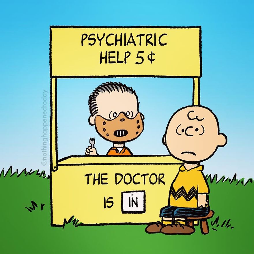 Illustrator Imagine The Secret Life Of The Cartoon Characters And The Result Is Very Funny