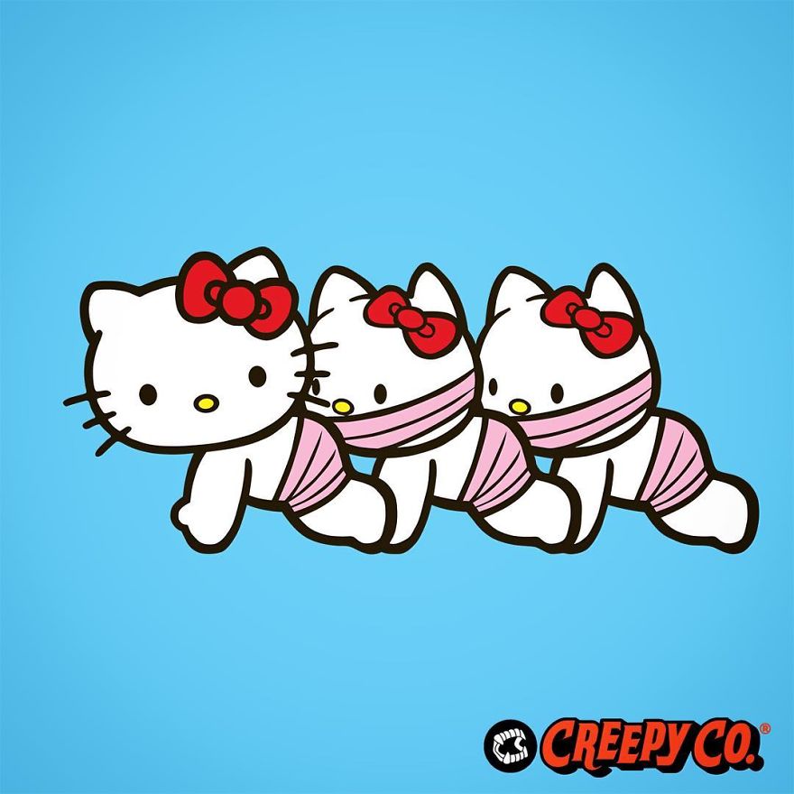 Illustrator Imagine The Secret Life Of The Cartoon Characters And The Result Is Very Funny