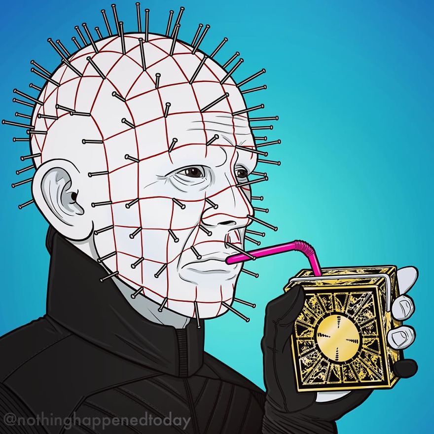 Illustrator Imagine The Secret Life Of The Cartoon Characters And The Result Is Very Funny