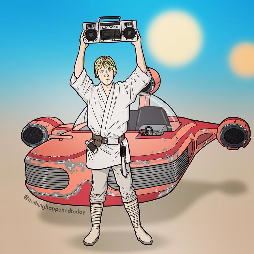 Illustrator Imagine The Secret Life Of The Cartoon Characters And The Result Is Very Funny