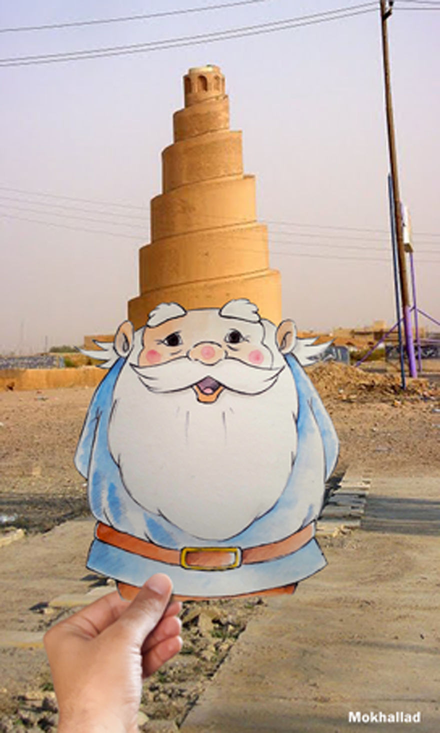 I Am A Pharmacist And I Mix Drawing With A Real Views In My Country To Make Them Look Cool And Create Happiness Out Of Sadness