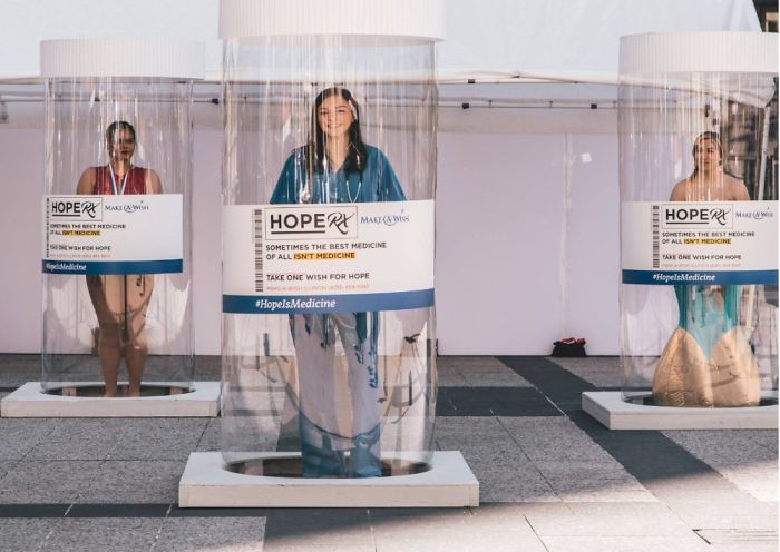 We Offered Families Bottles Of Hope For World Wish Day