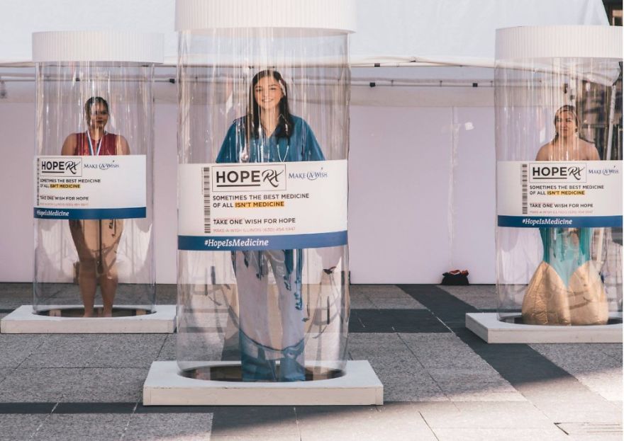 We Offered Families Bottles Of Hope For World Wish Day