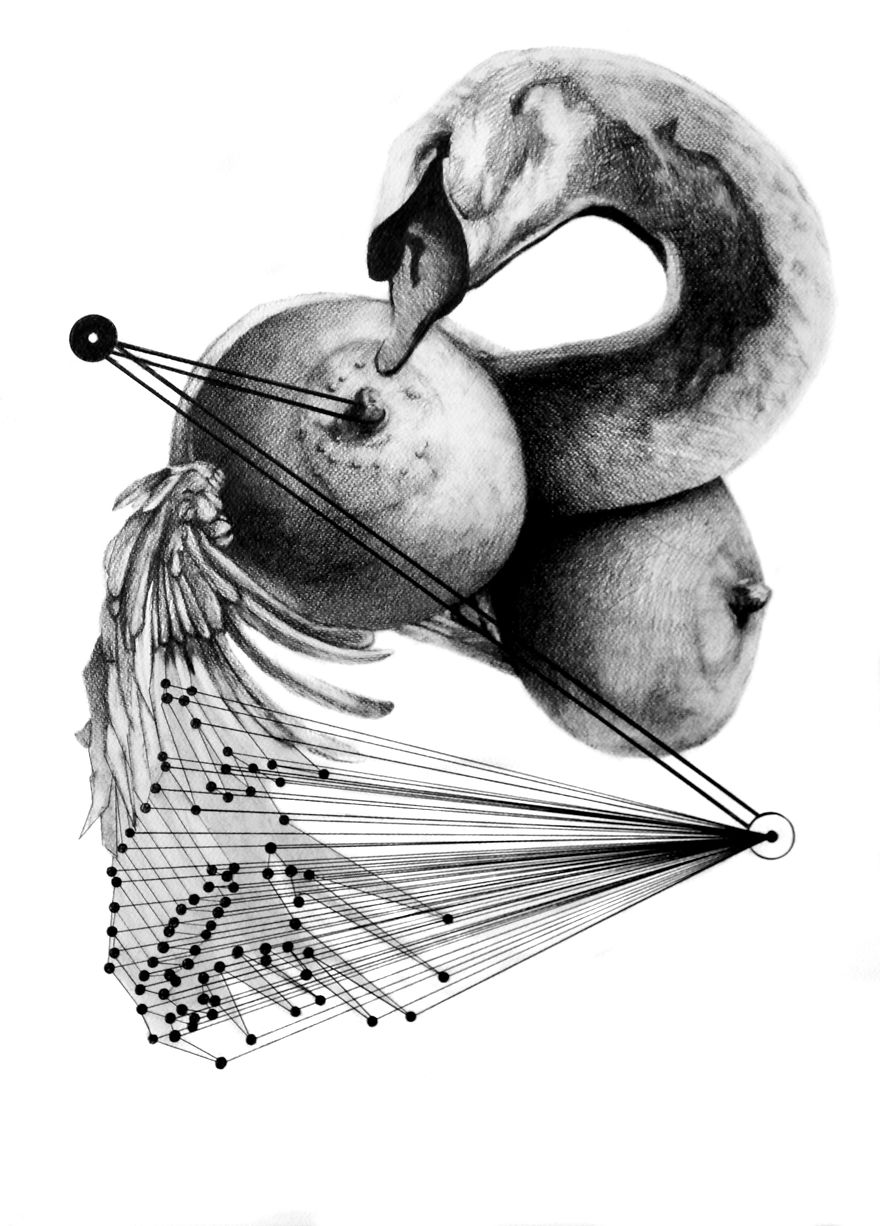 14 Collage- Pencil -Drawings Inspired By Greek Mythology 14 Collage- Pencil -Drawings Inspired By Greek Mythology