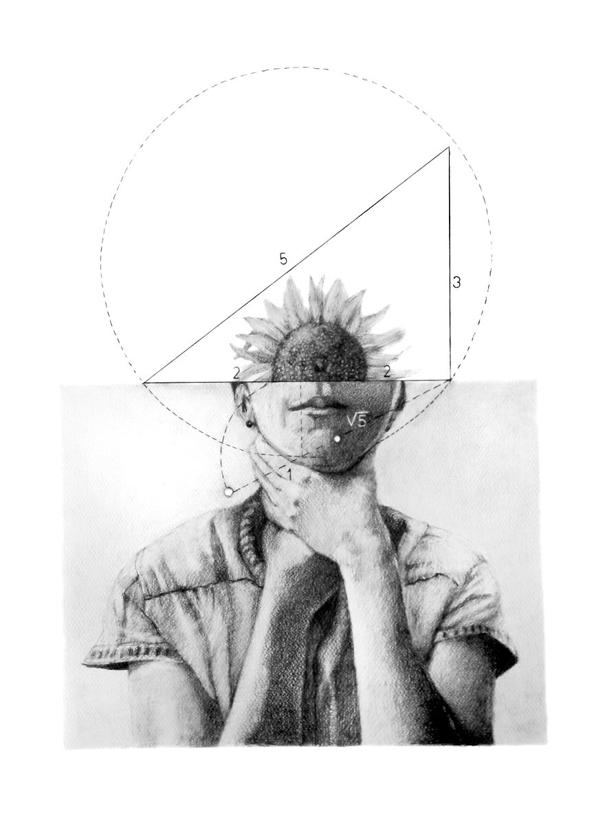 14 Collage- Pencil -Drawings Inspired By Greek Mythology