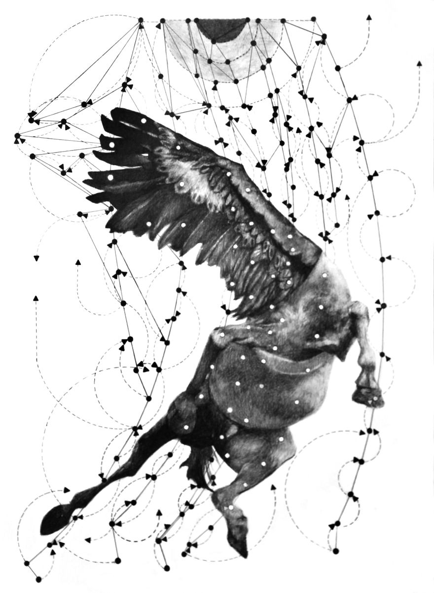 14 Collage- Pencil -Drawings Inspired By Greek Mythology 14 Collage- Pencil -Drawings Inspired By Greek Mythology