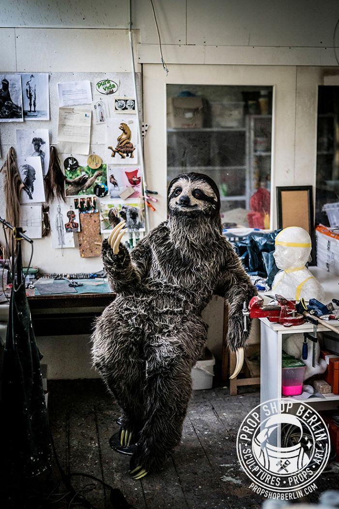 I Created A Realistic Sloth Costume