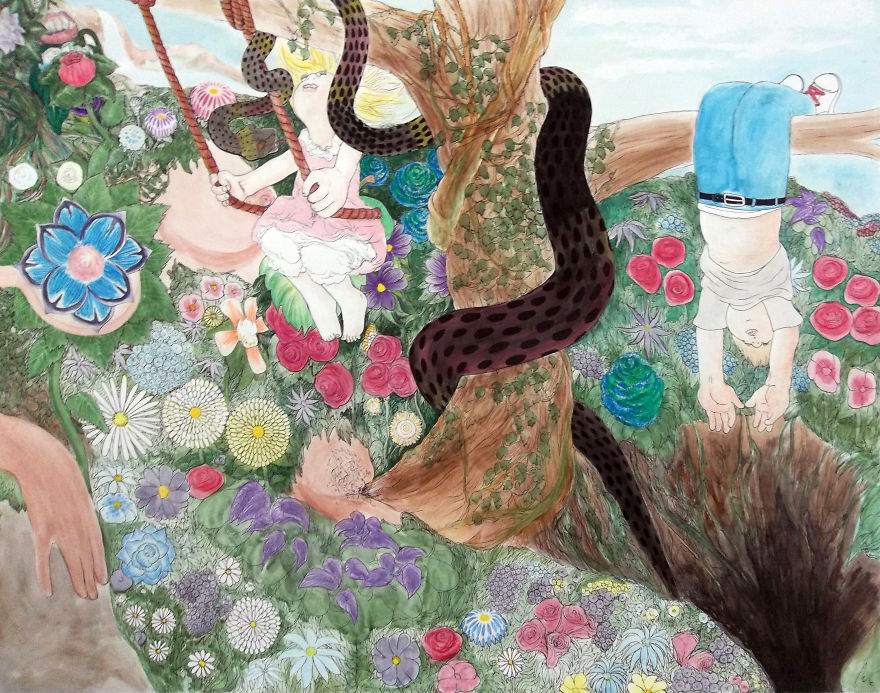 I Make Drawings About Violence And Human Nature