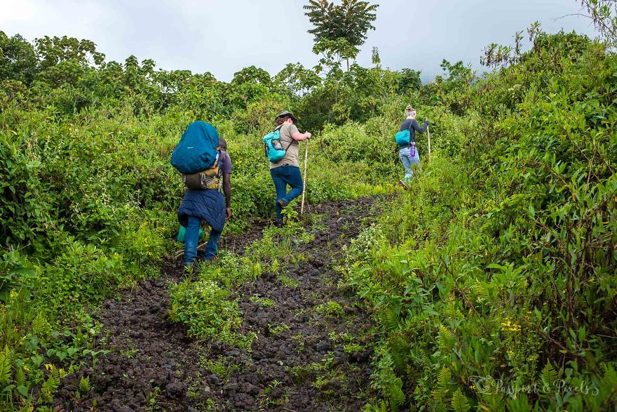 I Spent The Night At The Top Of An Active Volcano In DR Congo, Capturing The Boiling Lava Lake