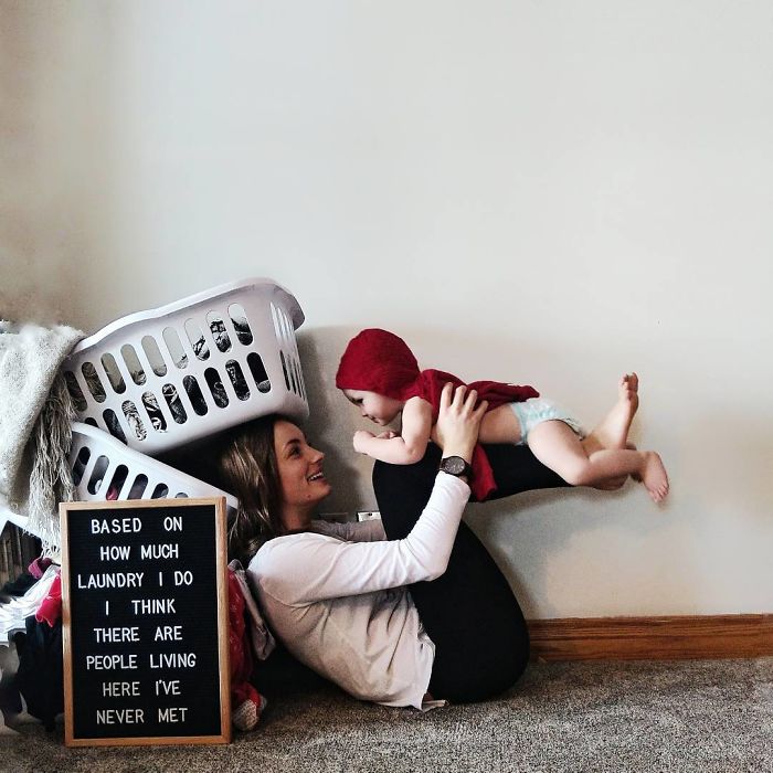 I Don't Understand Where All This Laundry Keeps Coming From... Especially Since My Toddler Refuses To Wear Clothes Half The Time