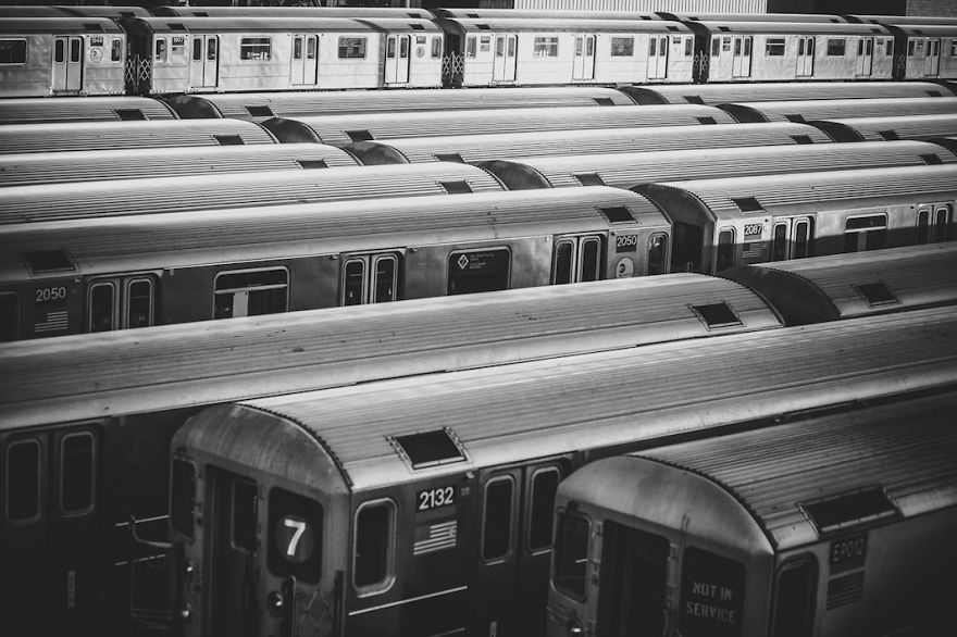 Photographer Captures The Faces Of The New York Subway In Fantastic Black And White Images