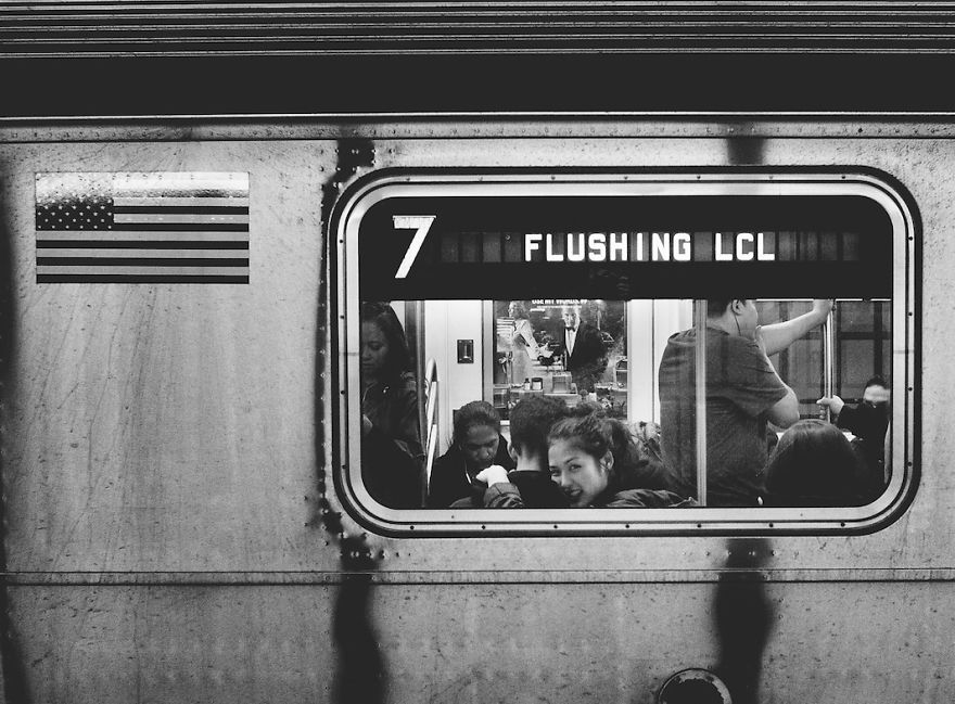 Photographer Captures The Faces Of The New York Subway In Fantastic Black And White Images