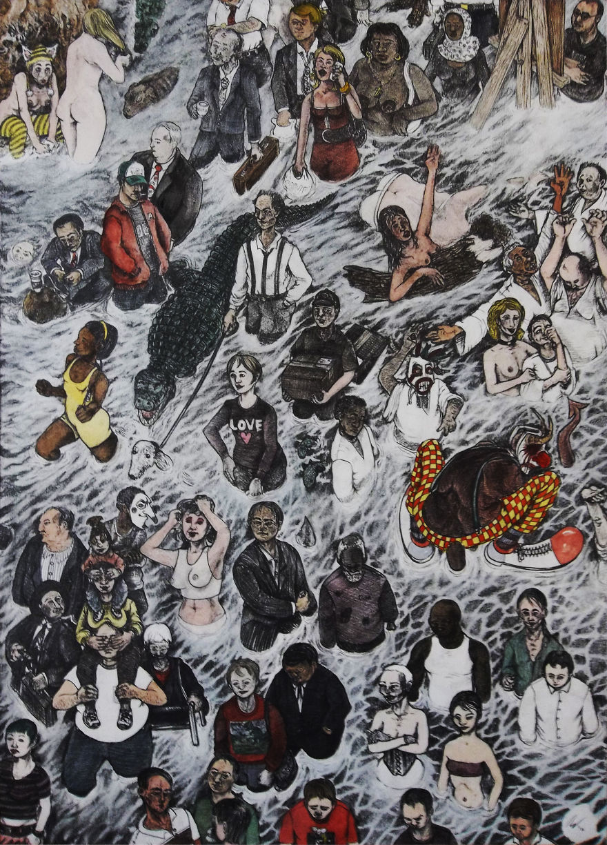 I Make Drawings About Violence And Human Nature I Make Drawings About Violence And Human Nature