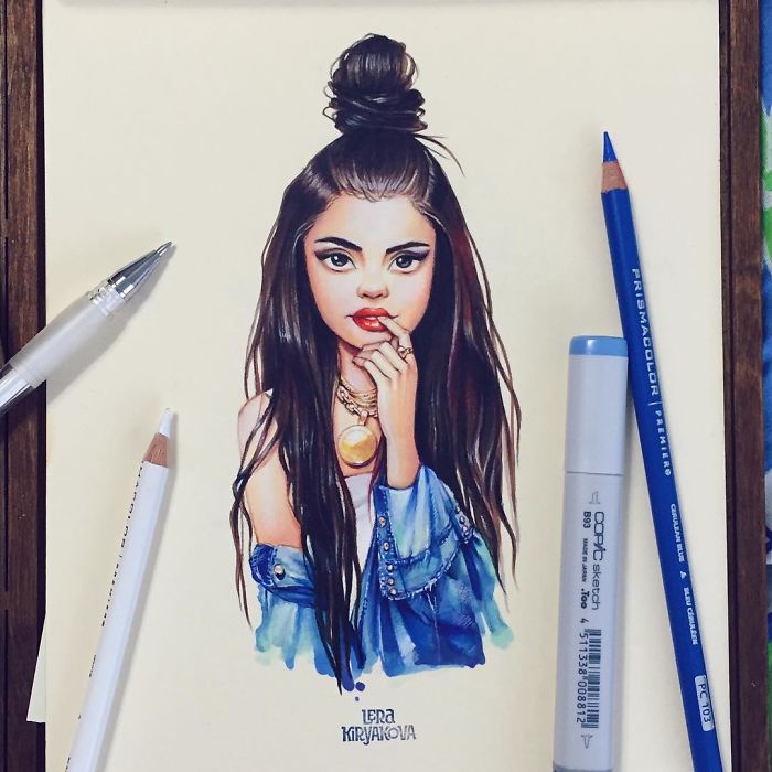 Russian-Artist-Draws-New-Portraits-Cartoons-Of-Celebrities