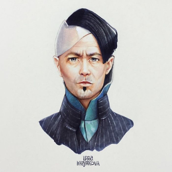 Russian-Artist-Draws-New-Portraits-Cartoons-Of-Celebrities