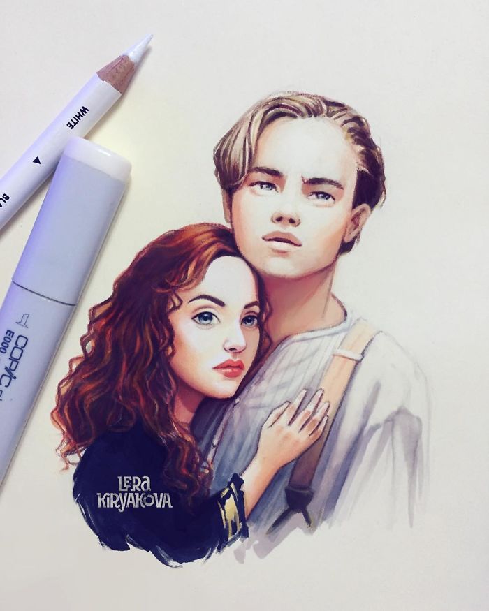 Russian-Artist-Draws-New-Portraits-Cartoons-Of-Celebrities