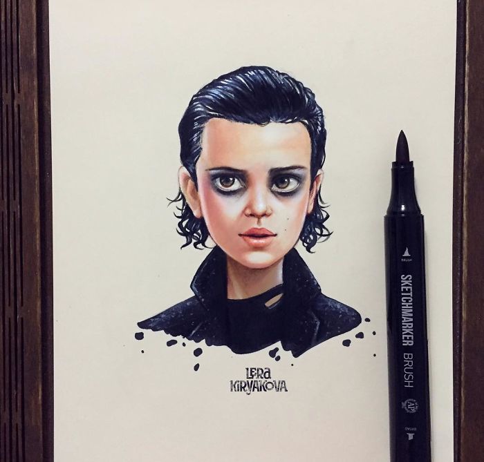 Russian-Artist-Draws-New-Portraits-Cartoons-Of-Celebrities