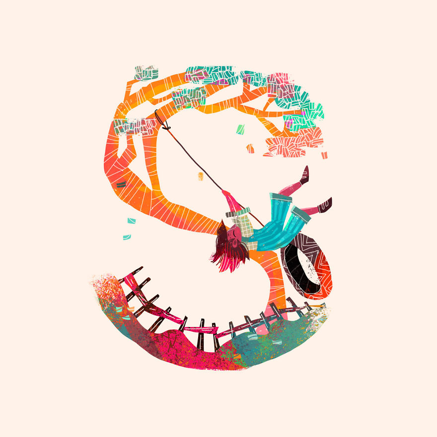 I Illustrated Over 70 Female Characters From Litearture For #36daysoftype This Year I Illustrated Over 70 Female Characters From Litearture For #36daysoftype This Year