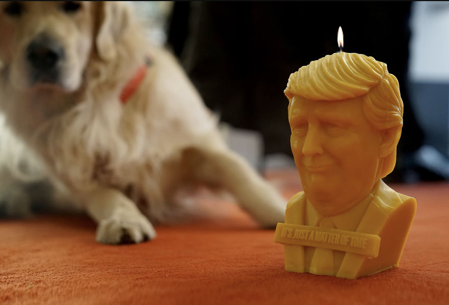 Introducing The Trump Candle, Because "It's Just A Matter Of Time"