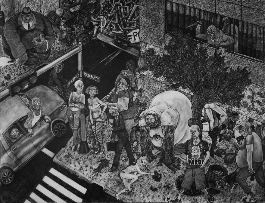 I Make Drawings About Violence And Human Nature I Make Drawings About Violence And Human Nature