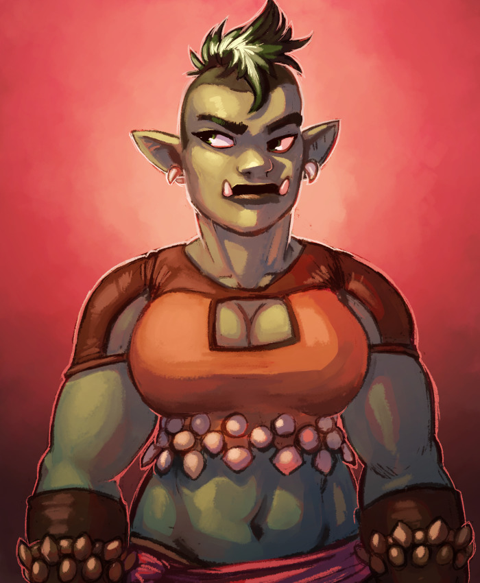 I Made A Series Of Portraits For The Players In My Very First DnD Campaign