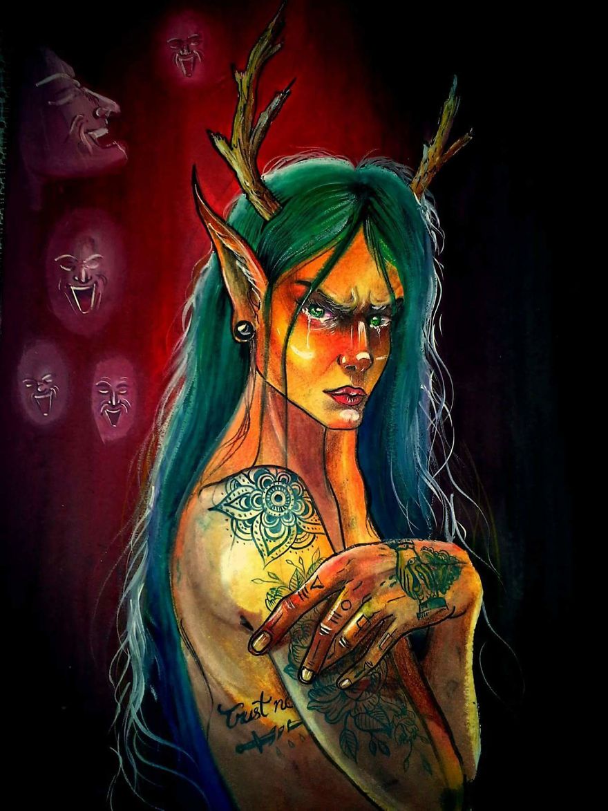 I Paint Surreal Women