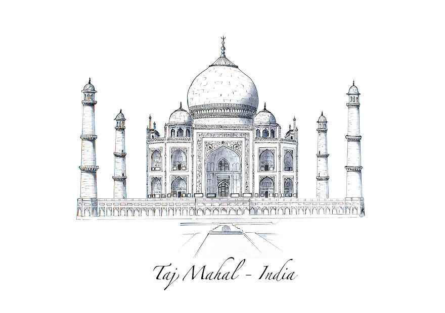 I Created A Map Showing The New 7 Wonders Of The World I Created A Map Showing The New 7 Wonders Of The World