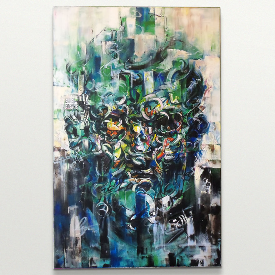 I'm Making Paintings That Show What It Feels Like To Be Over-Stimulated By Society